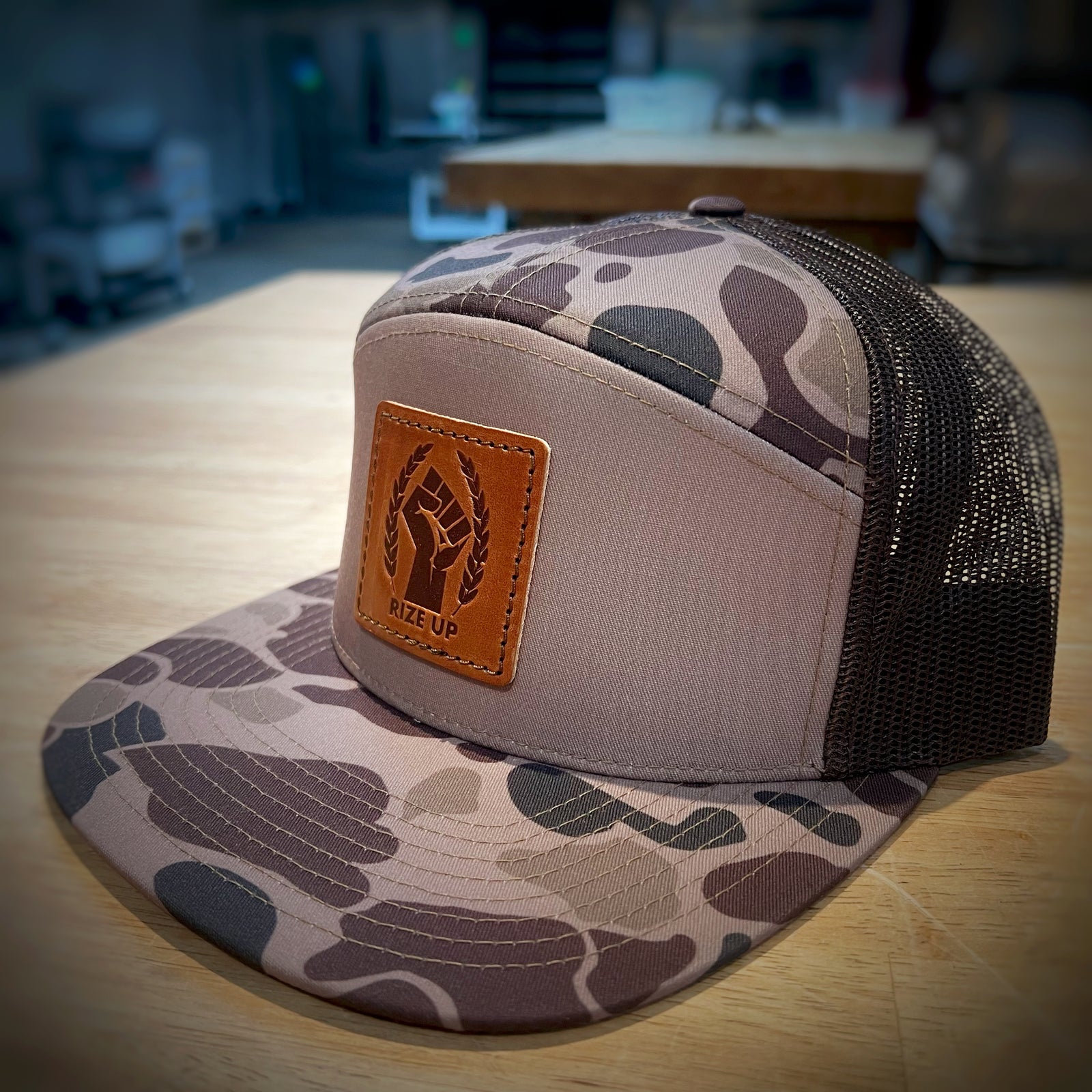 Leather Patch // Trucker's Hat